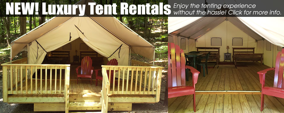 A link to the luxury tent rentals at Kymer's